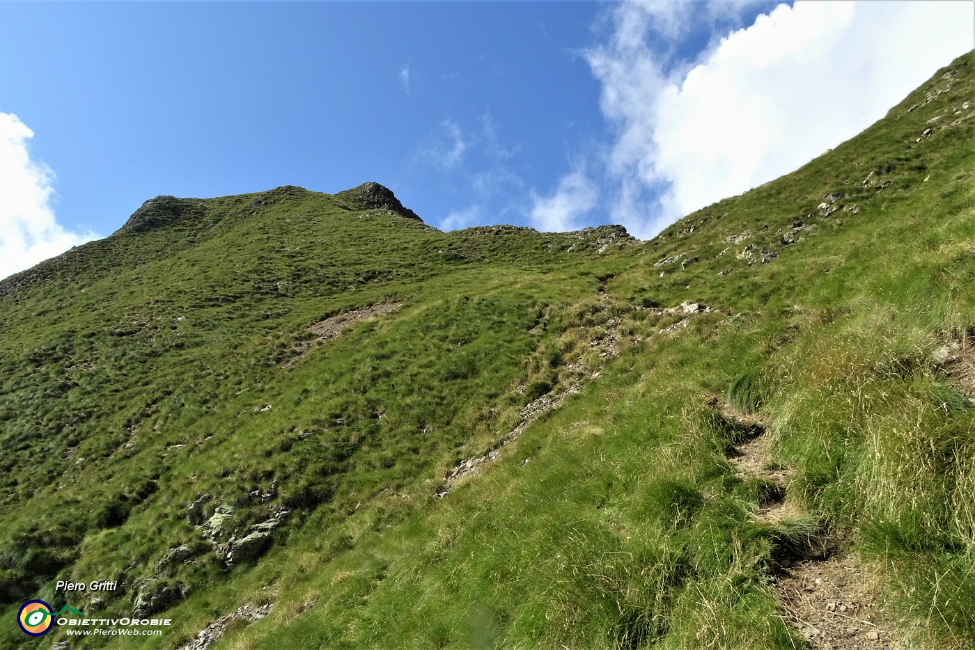 76 Alla Bocchetta Triomen prendo a sx il sentiero per Quota 2309 m (Monte Tribortoi).JPG